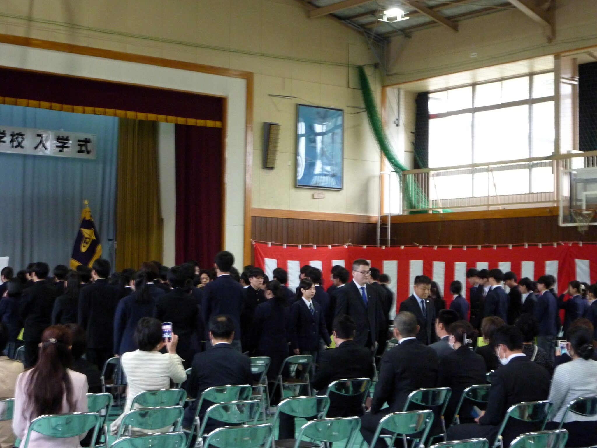 入学式が行われました – 長野県木曽青峰高等学校